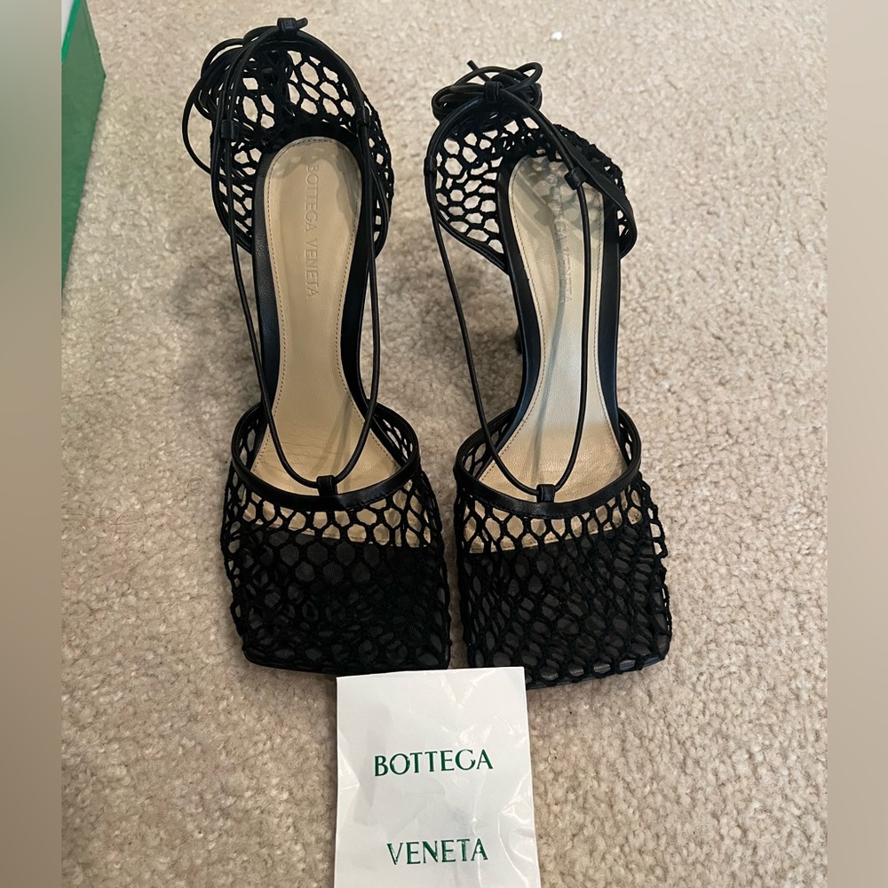 Bottega Veneta Stretch Lace-Up Sandal